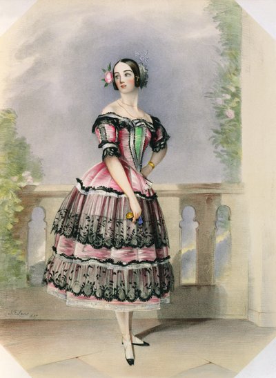 Pauline Duvernay (1813-94) Published by Thomas McLean, 1837 by John Frederick Lewis